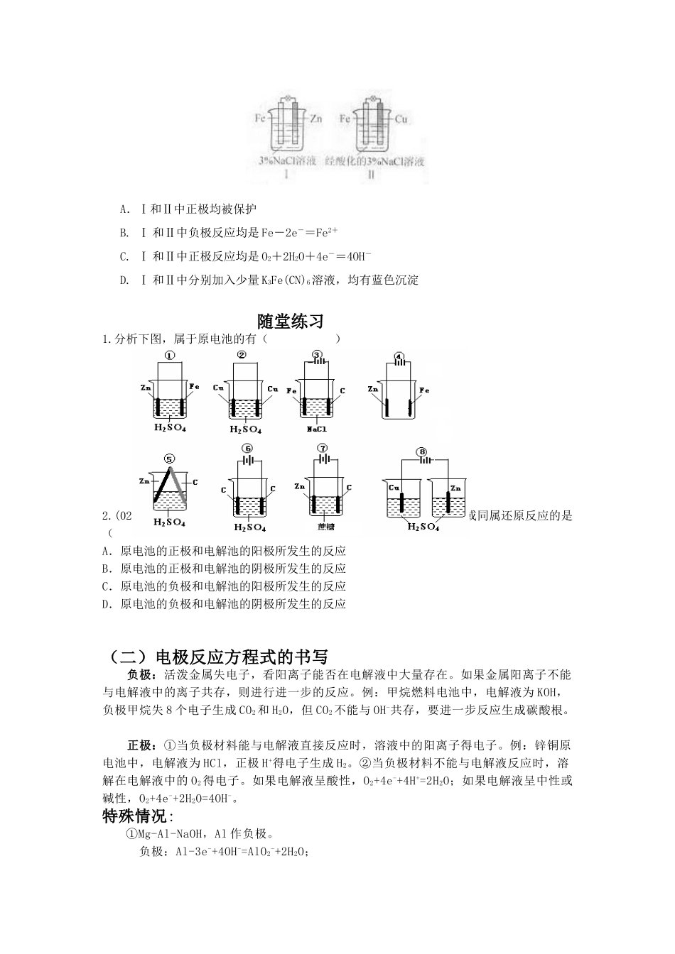 电化学Ⅰ原电池_第2页