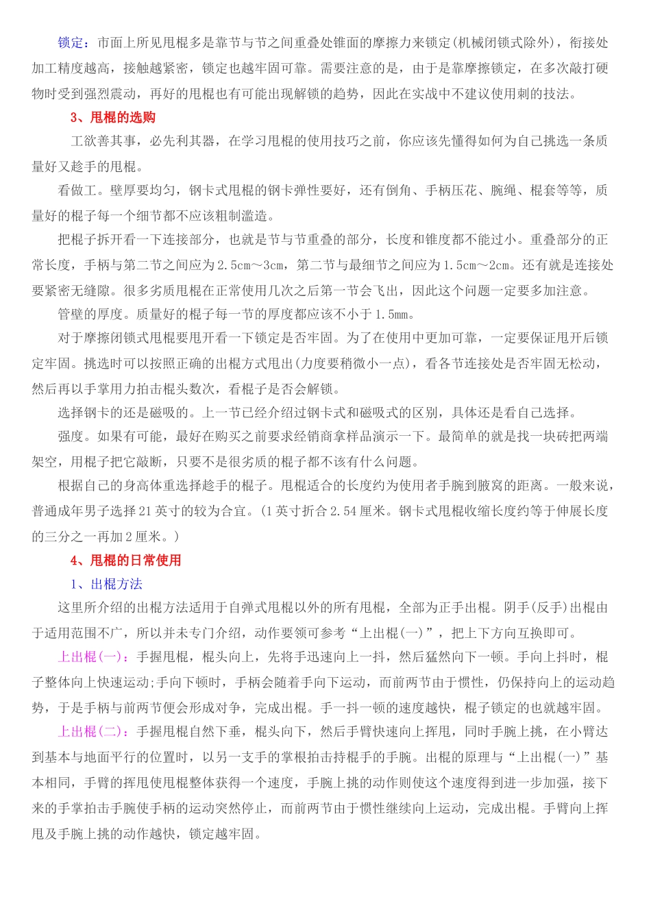 甩棍初级入门介绍_第2页