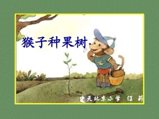 猴子种果树第一课时