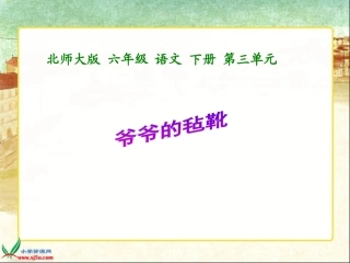 爷爷的毡靴1