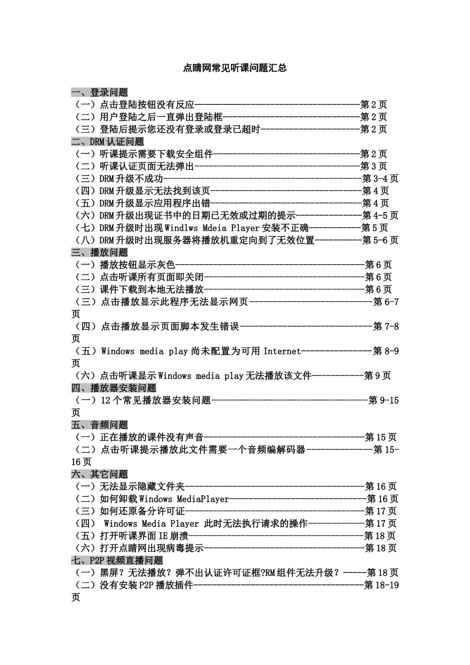 点睛常见问题汇总_第1页