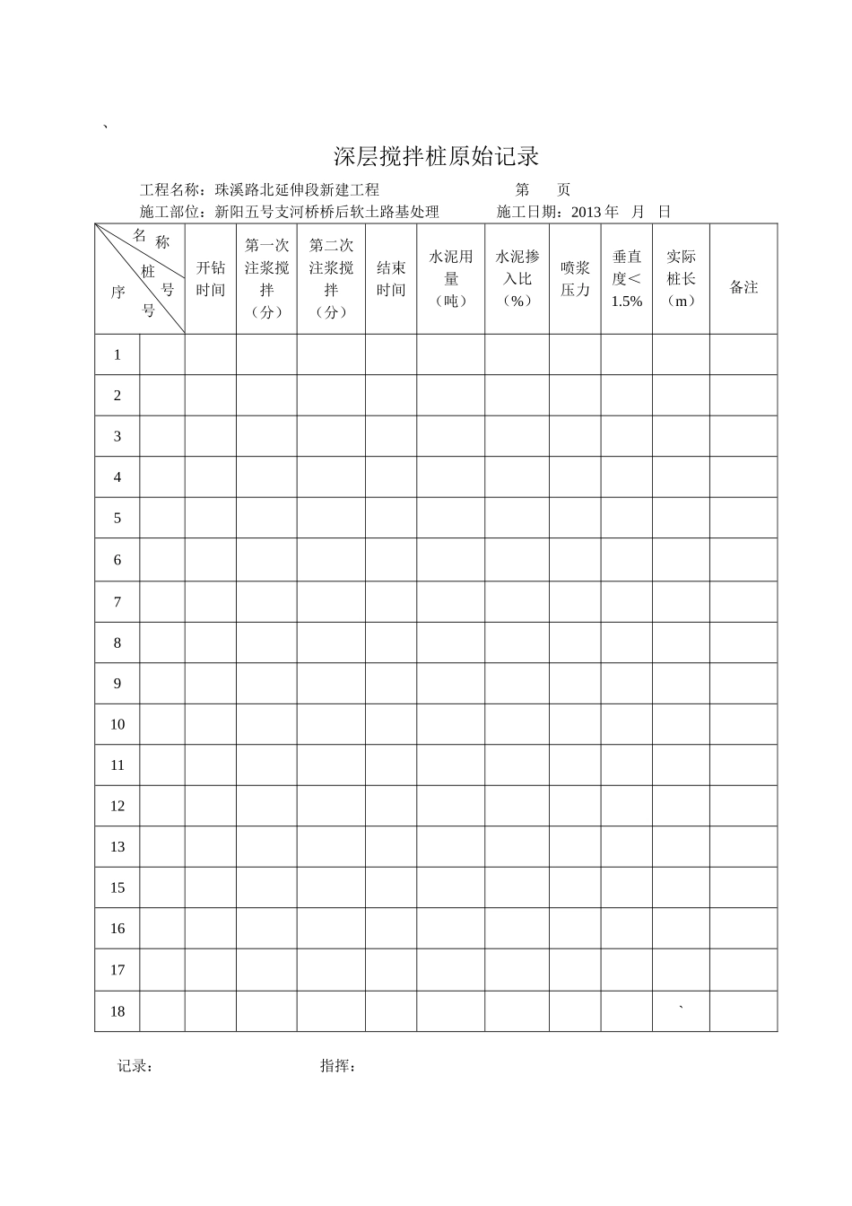深层搅拌桩原始记录_第2页