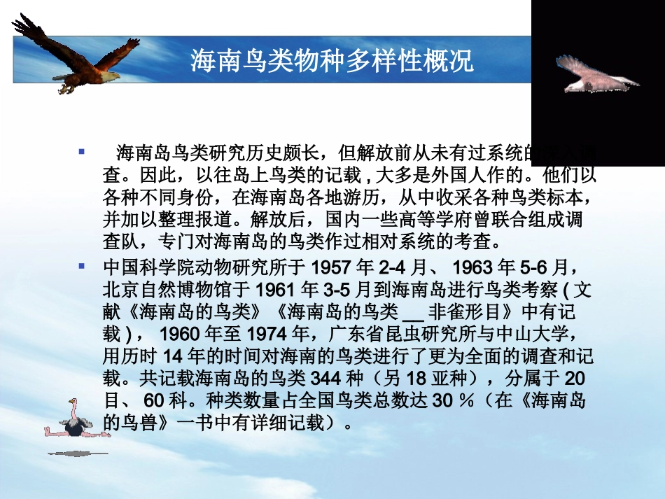 海南岛鸟类多样性_第3页