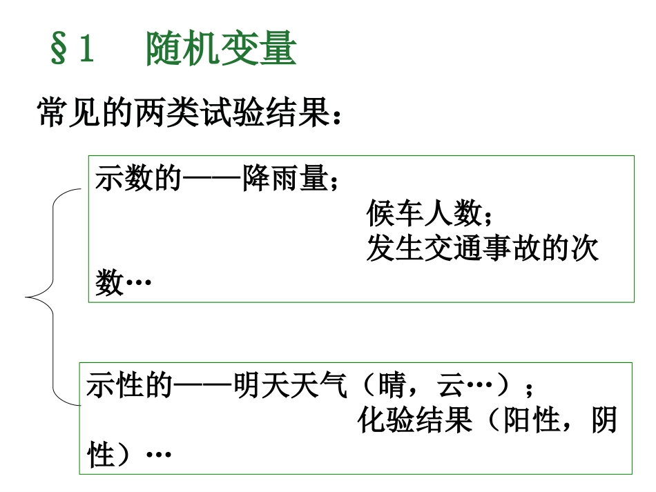 浙江大学《概率论与数理统计》课件ch2_第2页