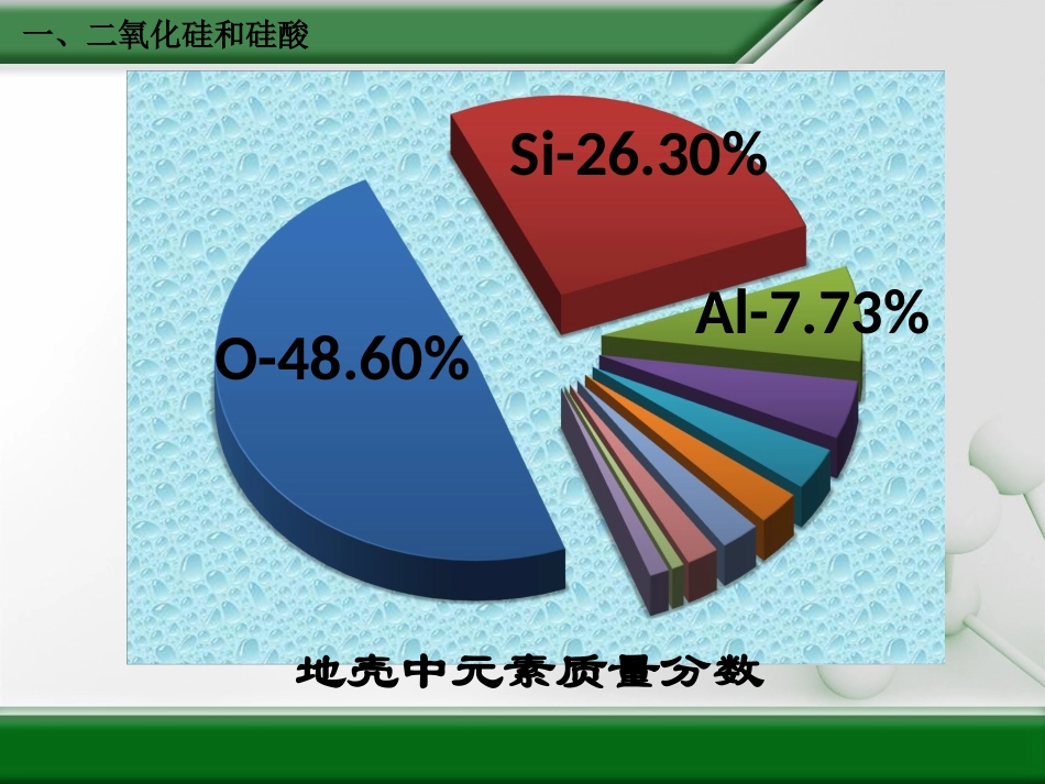 江西省鹰潭一中人教化学必修一【课件】4.1无机非金属材料的主角—硅(第1课时)_第3页