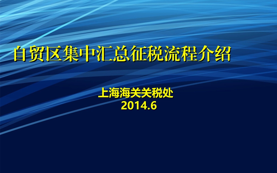 汇总征税(关税 许立元)_第1页