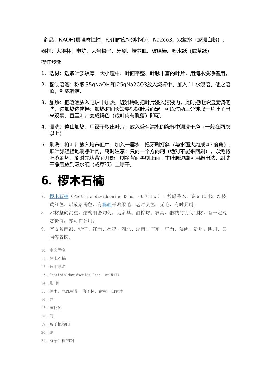 植物叶脉制取方法_第1页