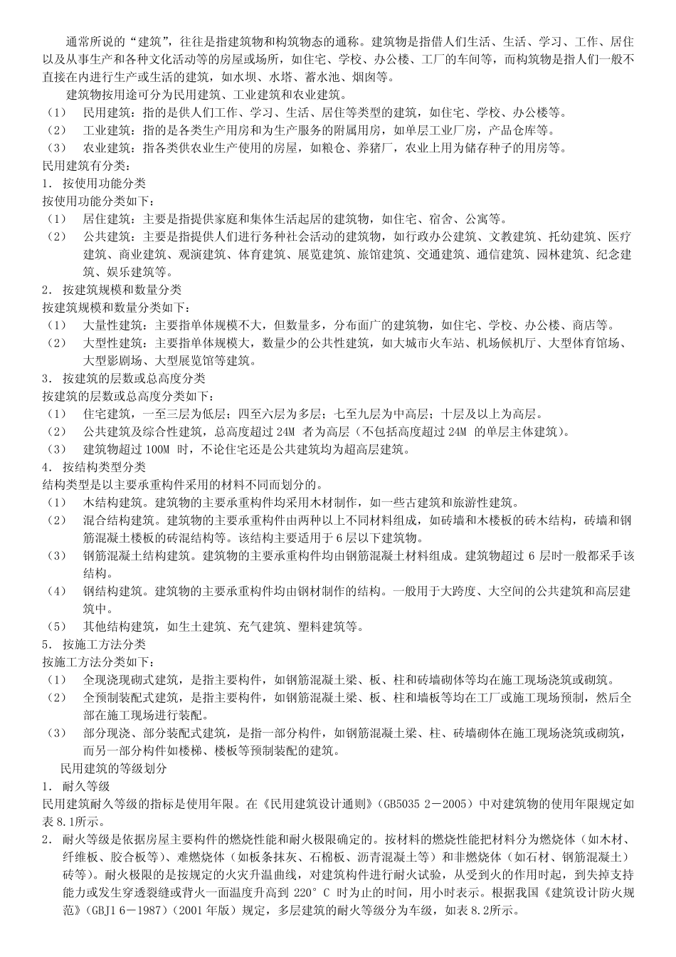 民用建筑分类 _第1页