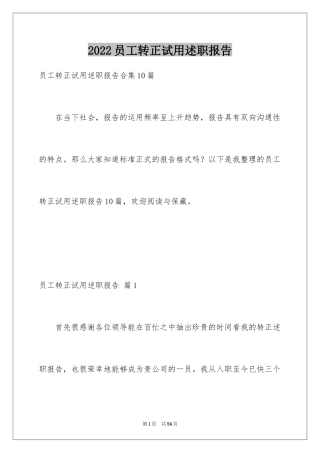 2024员工转正试用述职报告_2