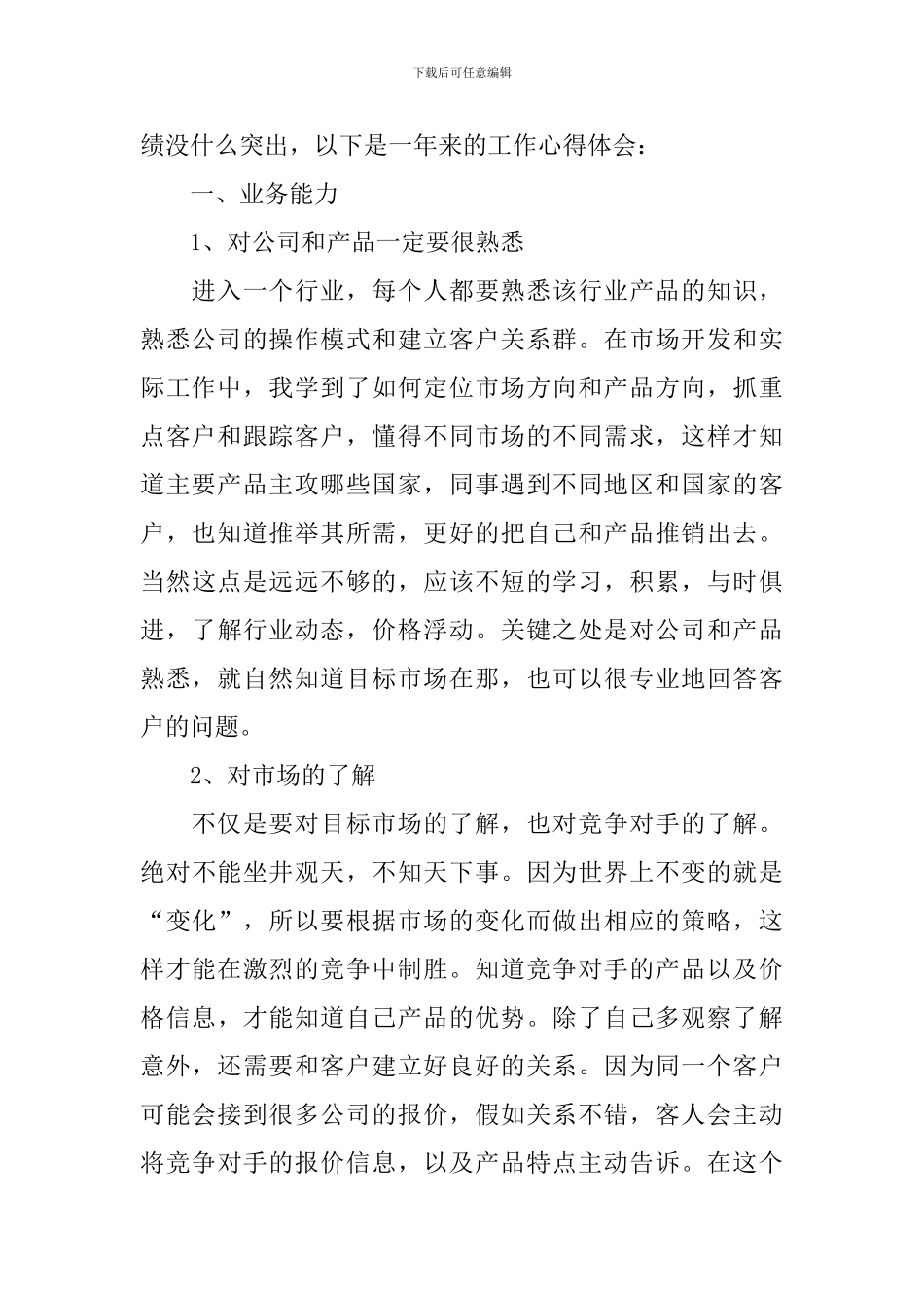 业务员年底工作总结及计划_第2页