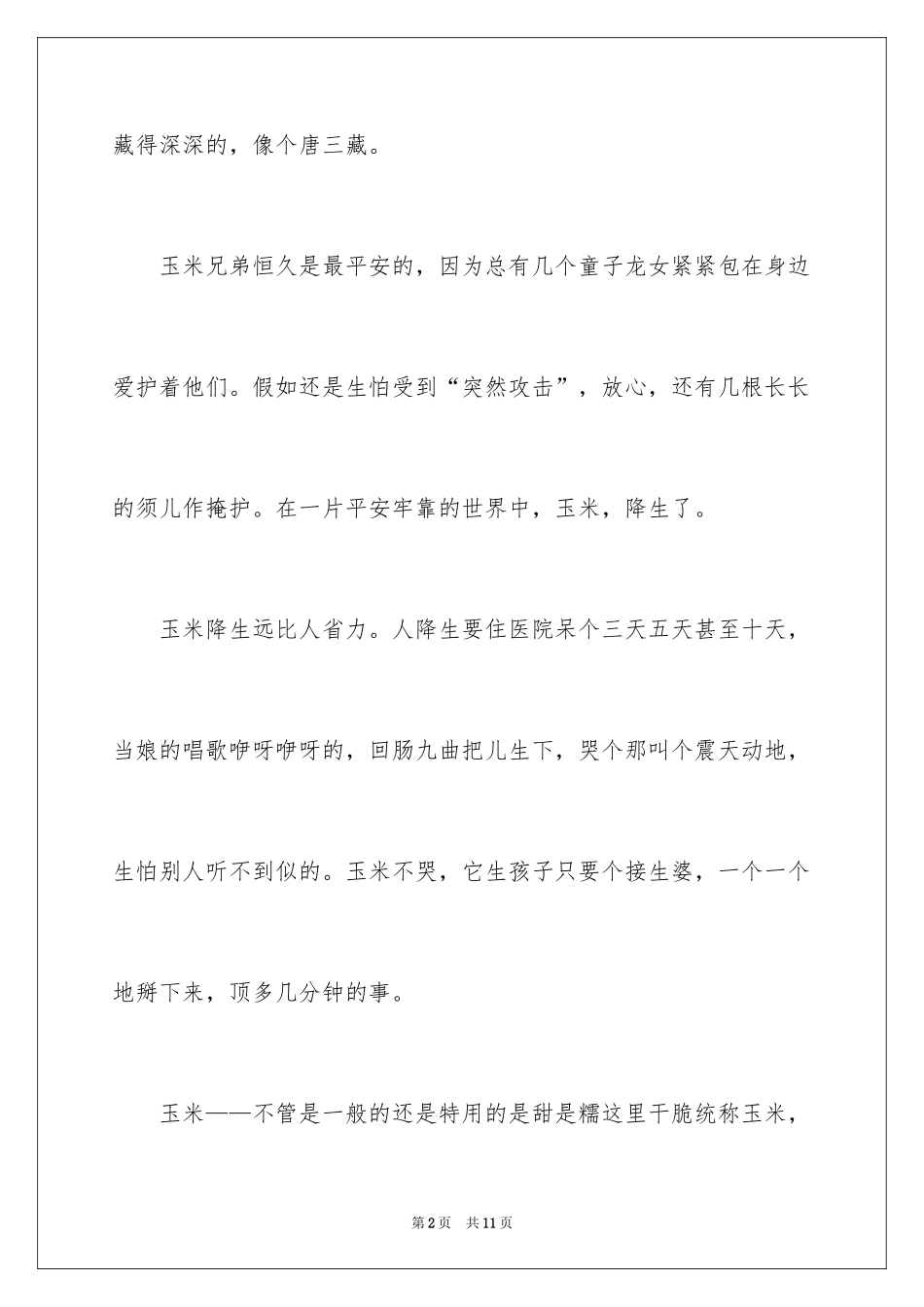 2024写物作文300字_255_第2页