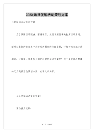 2024元旦促销活动策划方案_7