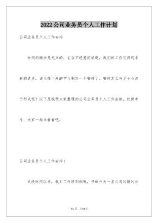 2024公司业务员个人工作计划_3