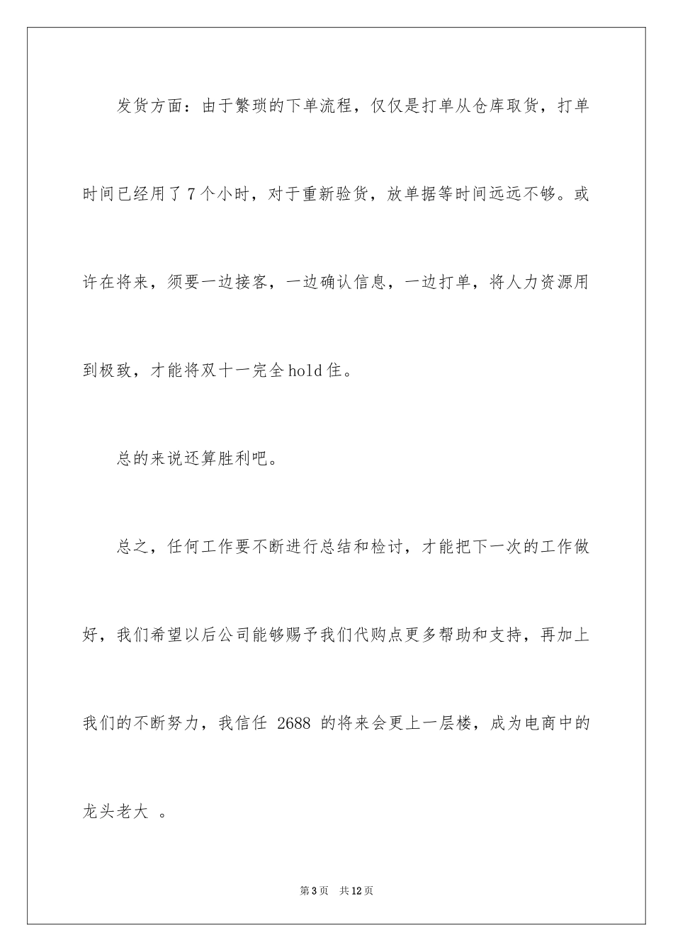 2024双十一销售总结_第3页