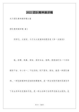 2024团队精神演讲稿_211