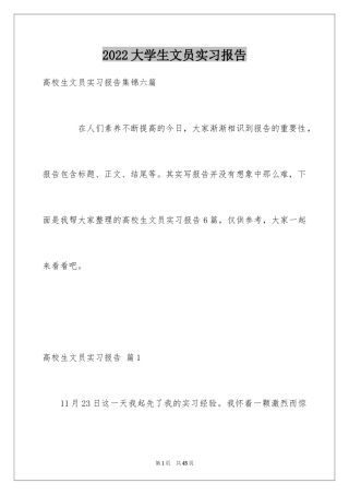 2024大学生文员实习报告_6