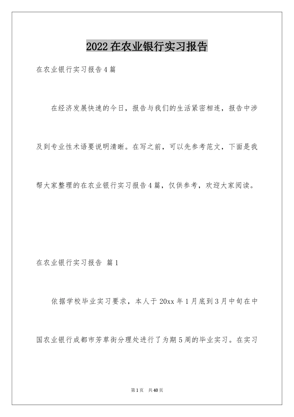 2024在农业银行实习报告_3_第1页
