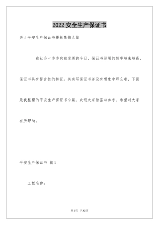 2024安全生产保证书_17