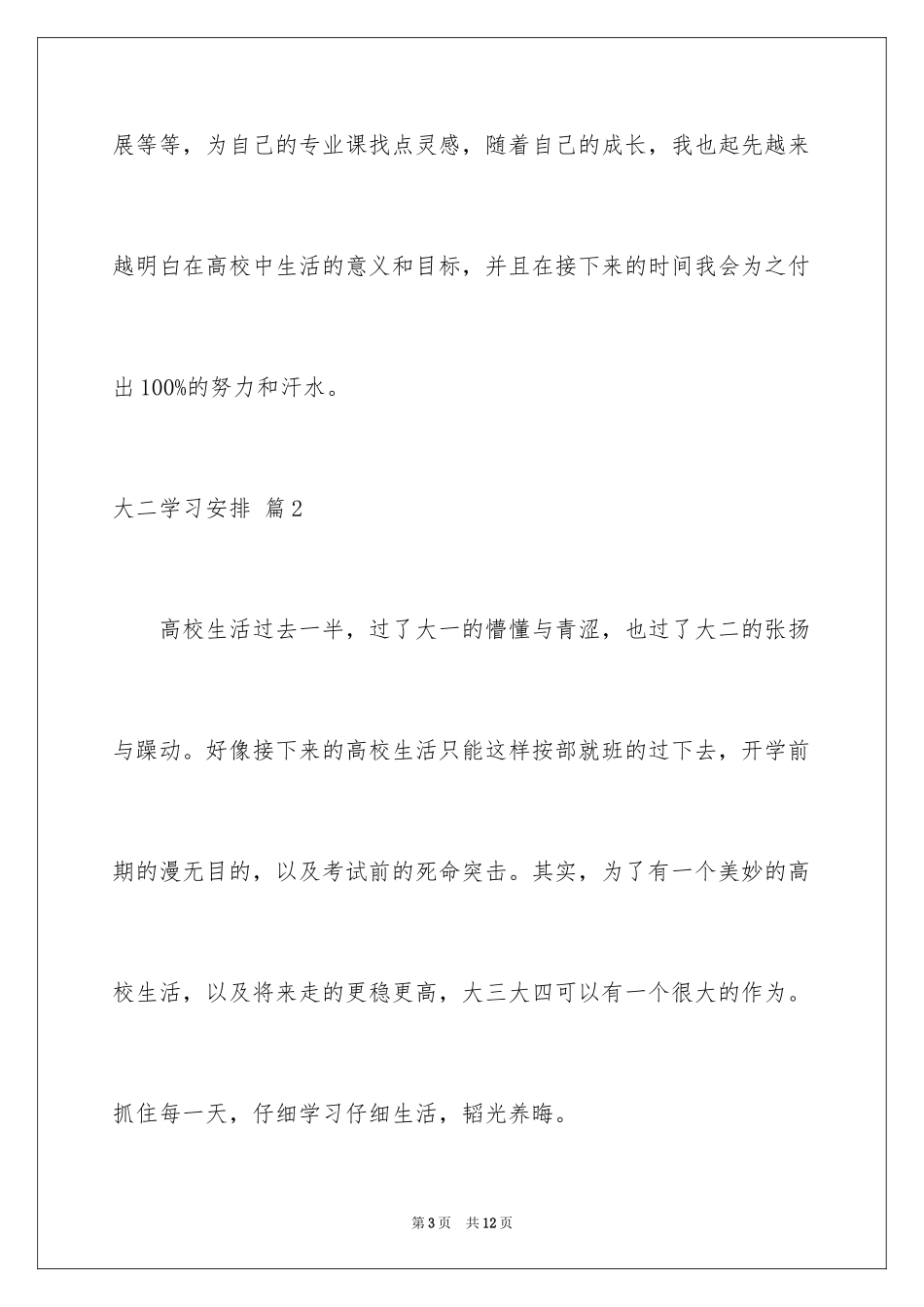2024大二学习计划_31_第3页