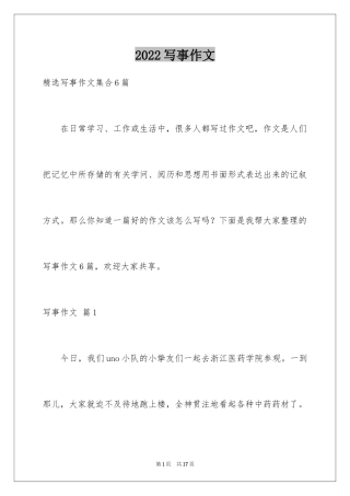 2024写事作文_7