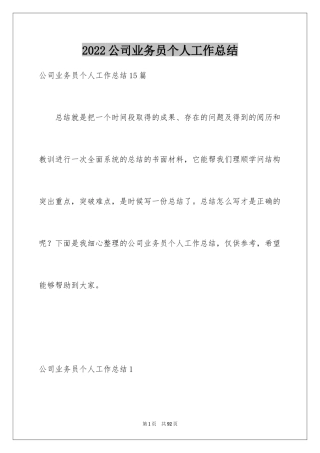 2024公司业务员个人工作总结_1