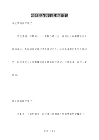2024学生顶岗实习周记_4