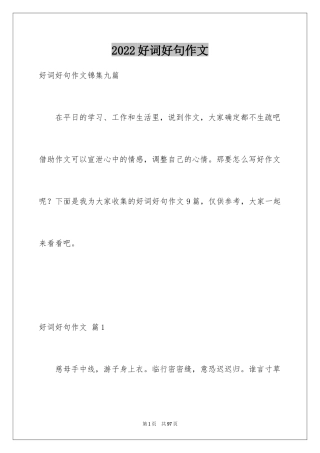 2024好词好句作文_67