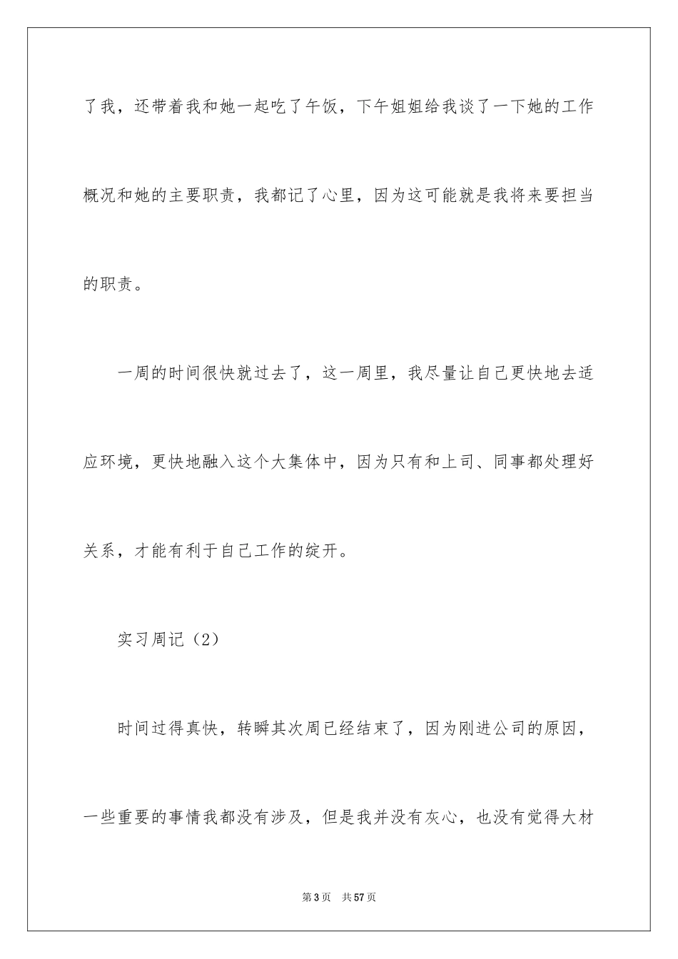2024大学生公司实习周记_第3页