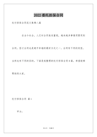 2024委托担保合同_11