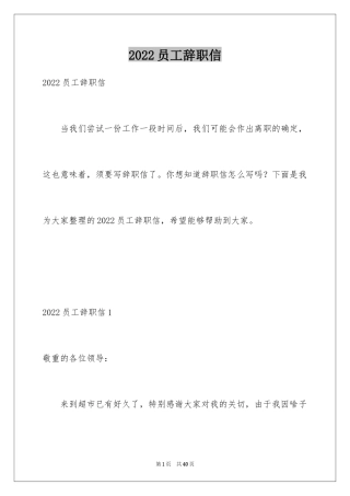 2024员工辞职信_134