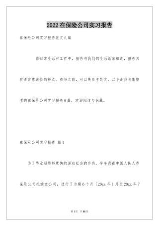 2024在保险公司实习报告_28