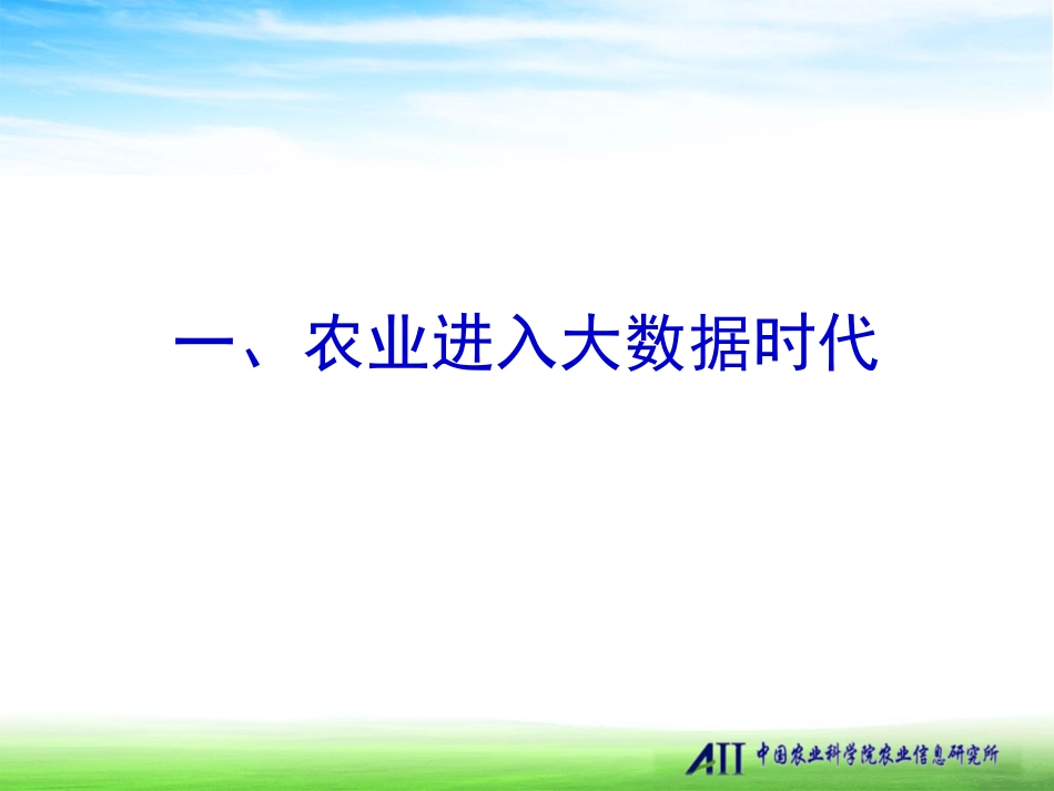 农业大数据技术前沿与应用_第3页