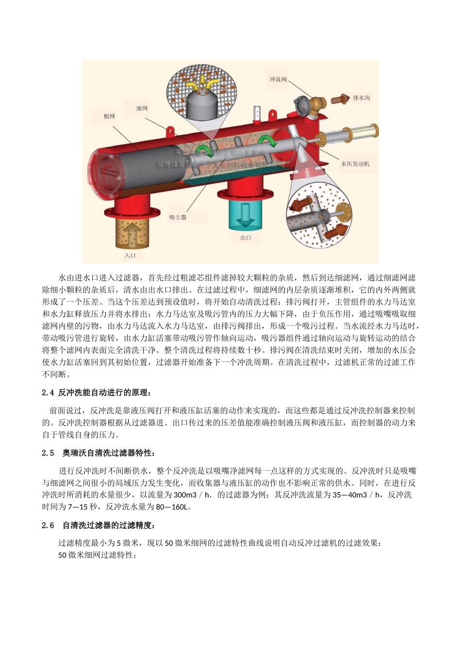 全自动自清洗水过滤器的工作原理及应用_第2页