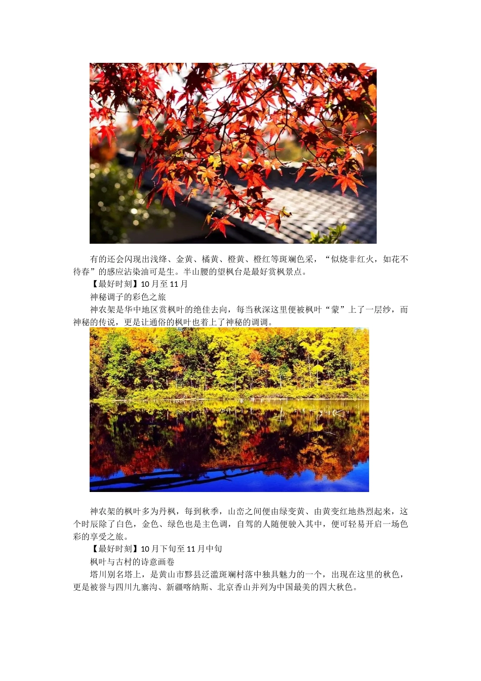全国各地最美的10个枫叶观赏地_第3页