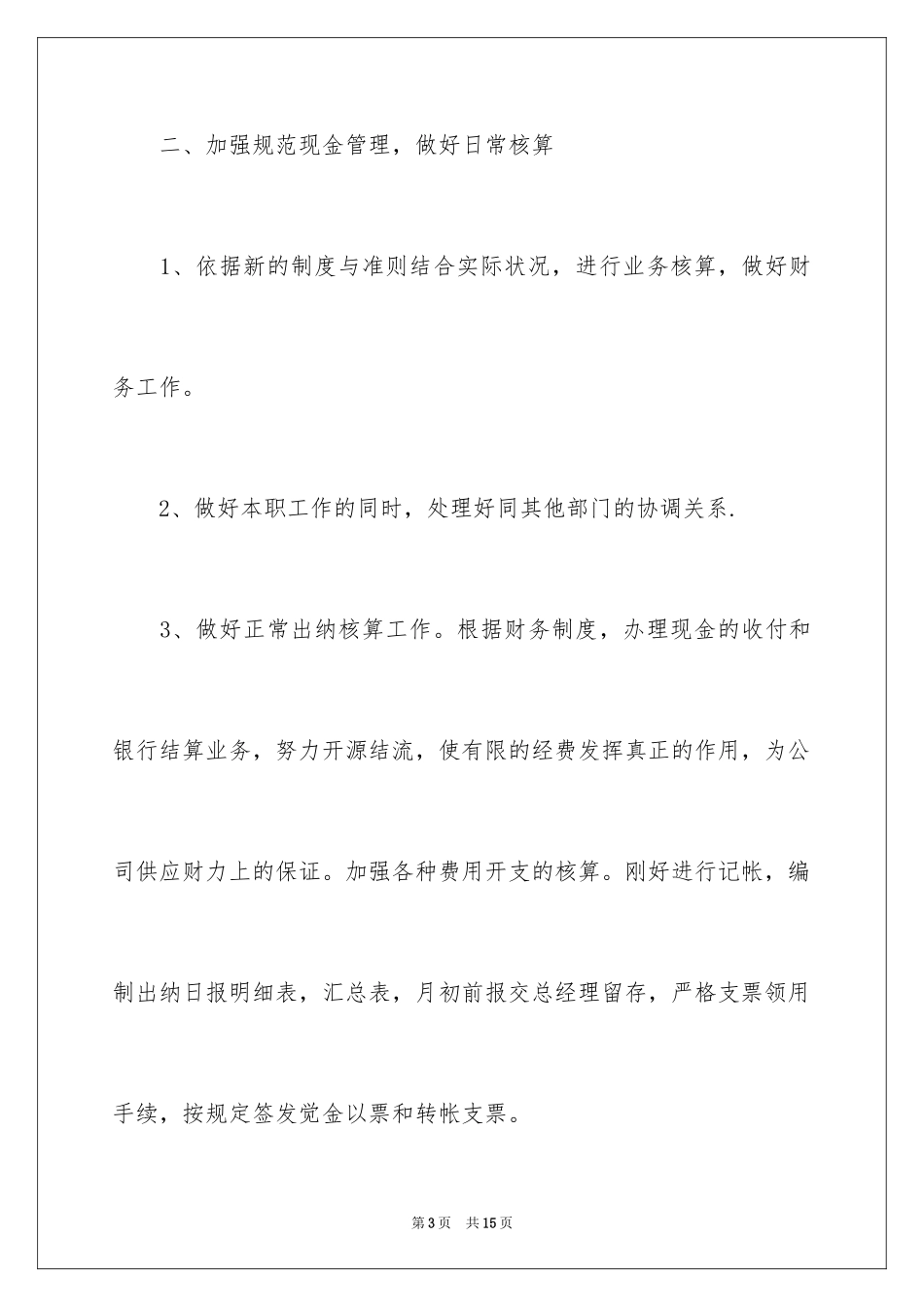 2024出纳工作计划_89_第3页
