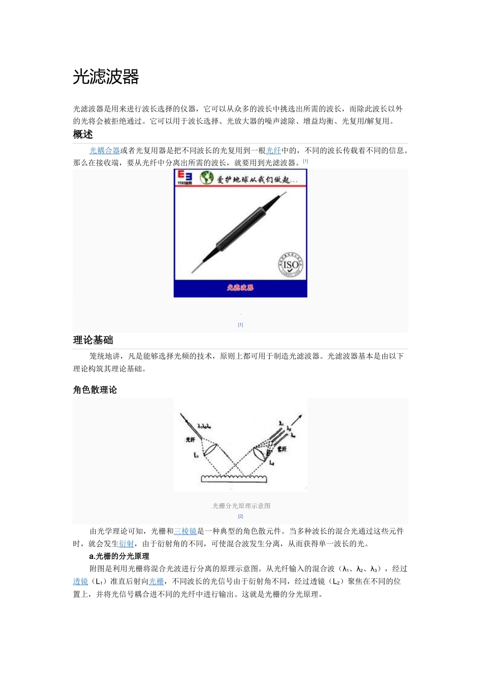 光滤波器概述_第1页