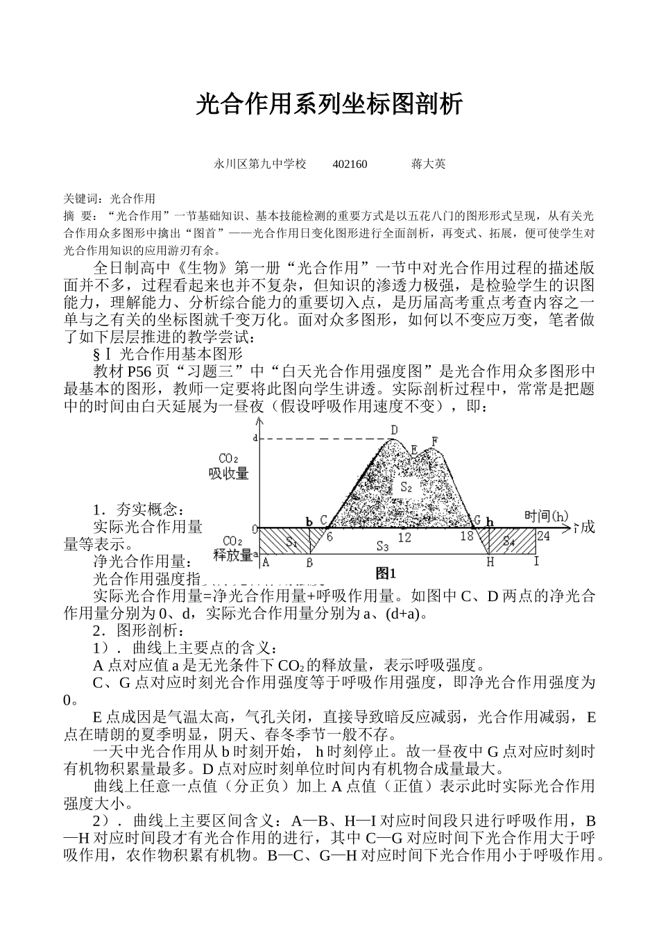 光合作用系列图解析_第1页