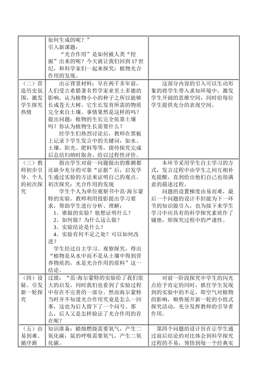 光合作用教学评价_第2页