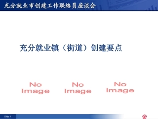 充分就业市创建工作联络员座谈会