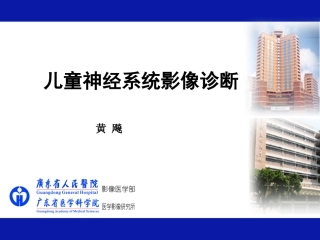 儿童神经影像诊断