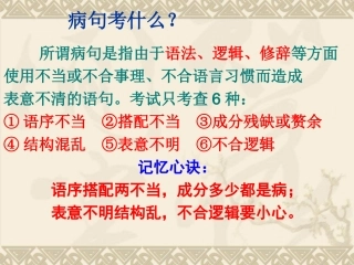 修改病句 修正版