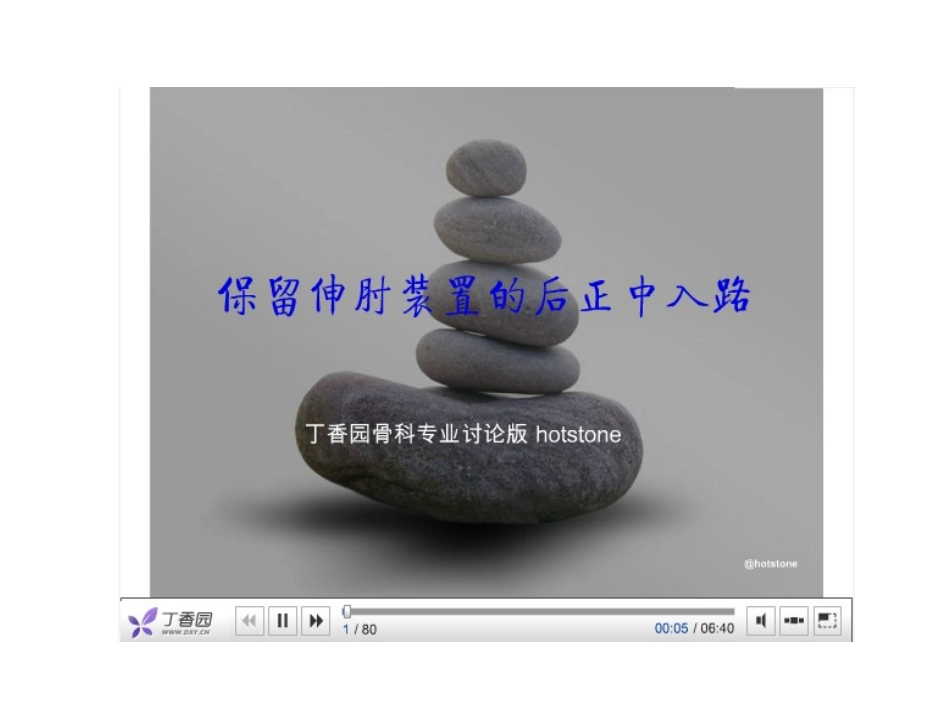 保留伸肘关节装置入路_第1页