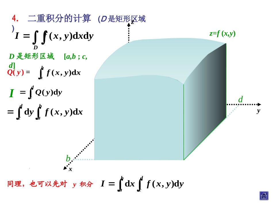 二重积分的计算 (D是矩形区域)_第2页