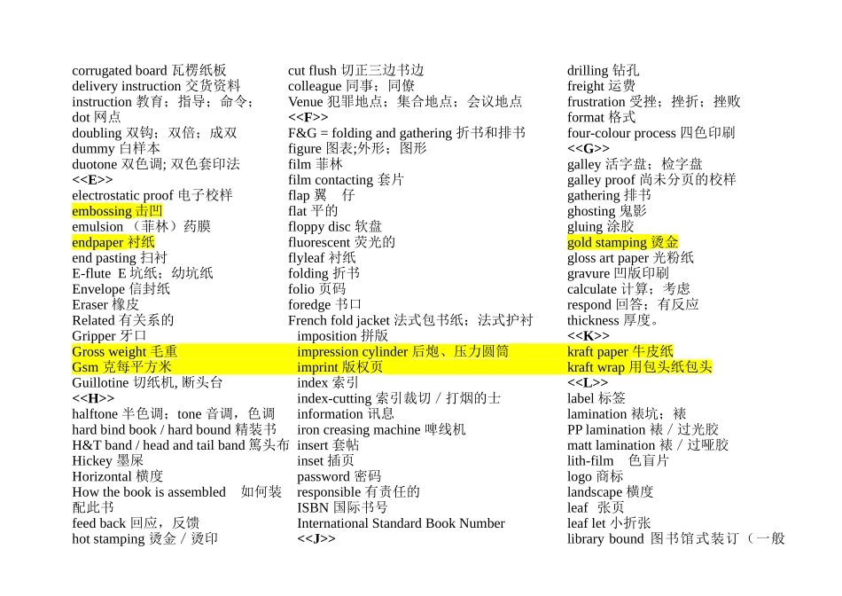 书籍印刷词汇_第2页