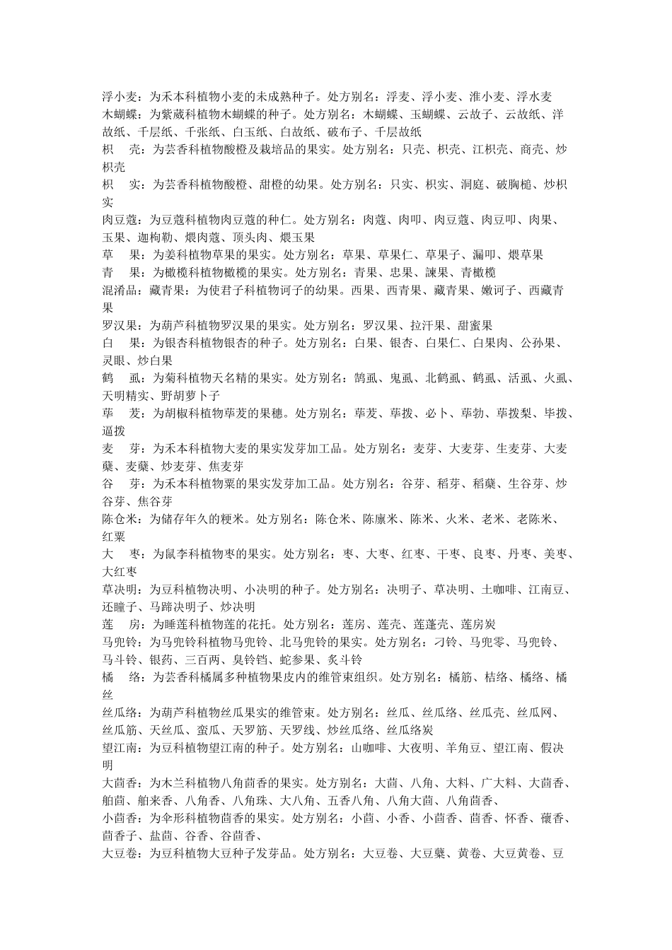 中药材别名大全_第2页