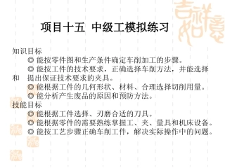 中级工模拟练习题库