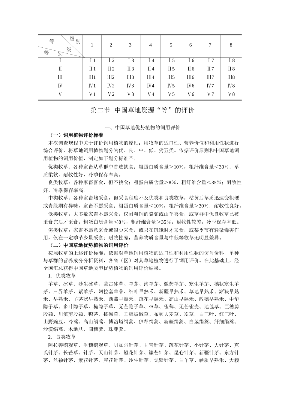 中国草地资源的等级评价_第2页