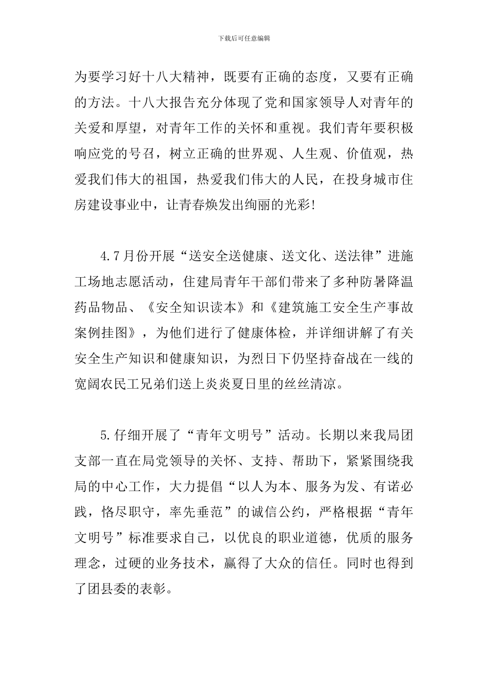 2024年度共青团工作总结_第3页
