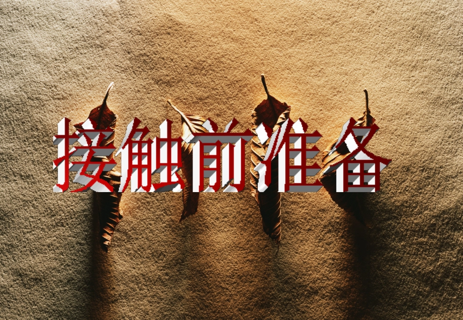 与客户接触前的准备_第1页