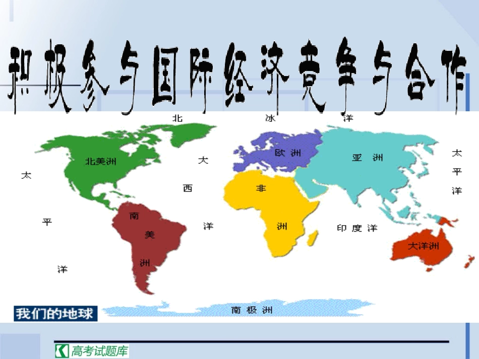 《积极参与国际竞争与合作》课件2(新人教版必修1)_第2页